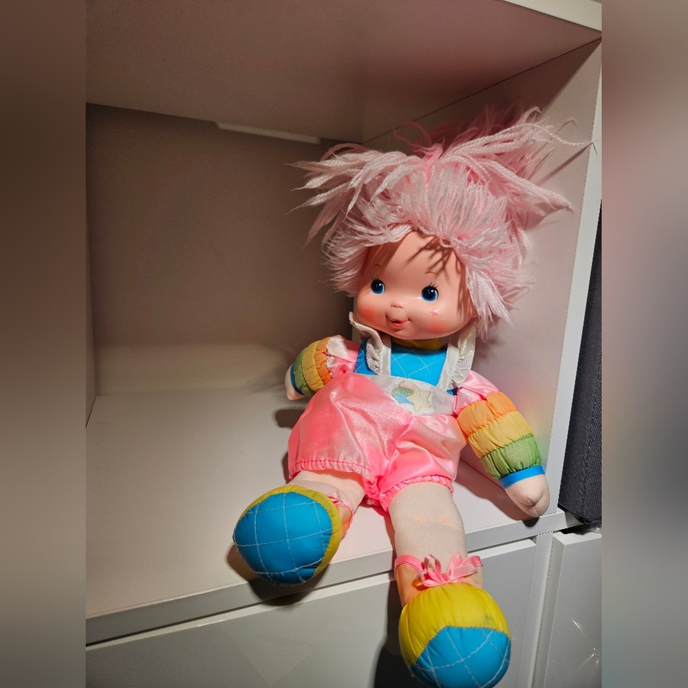 Vintage Rainbow Brite Tickled Pink Baby Brite Doll Hallmark Plush